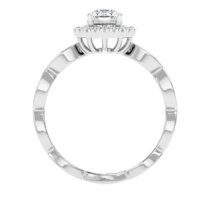 IGI-certified lab-grown diamond engagement ring for women – insured shipping