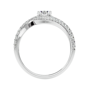 Custom-made 1 ct round-cut lab-grown diamond ring for women – modern luxury