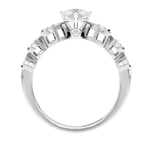 Inarra Atelier romantic heart lab-created diamond ring for women – IGI-certified
