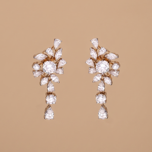 Labgrown 1ct Round Solitaire Jacket Earrings