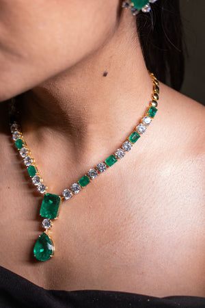 lab-grown diamond necklace