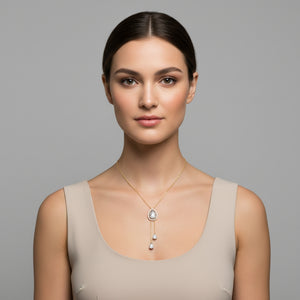 Pear Trio Necklace