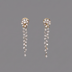 Labgrown All White Petite Cocktail Danglers
