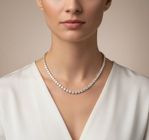 Classic Round Single line necklace