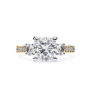 Classic Solitaire Cushion Ring