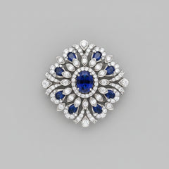 Bluefire Halo Pendant / Ring