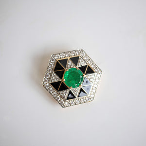 Art Deco Star brooch