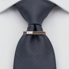 Striped Diamond Bar Tiepin