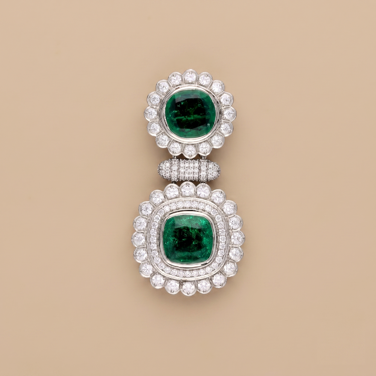 Victorian Pendant / Brooch, a Victorian-inspired heirloom design in 9/14/18kt gold, from Inarra Atelier's Bridal Jewellery Salt Lake range