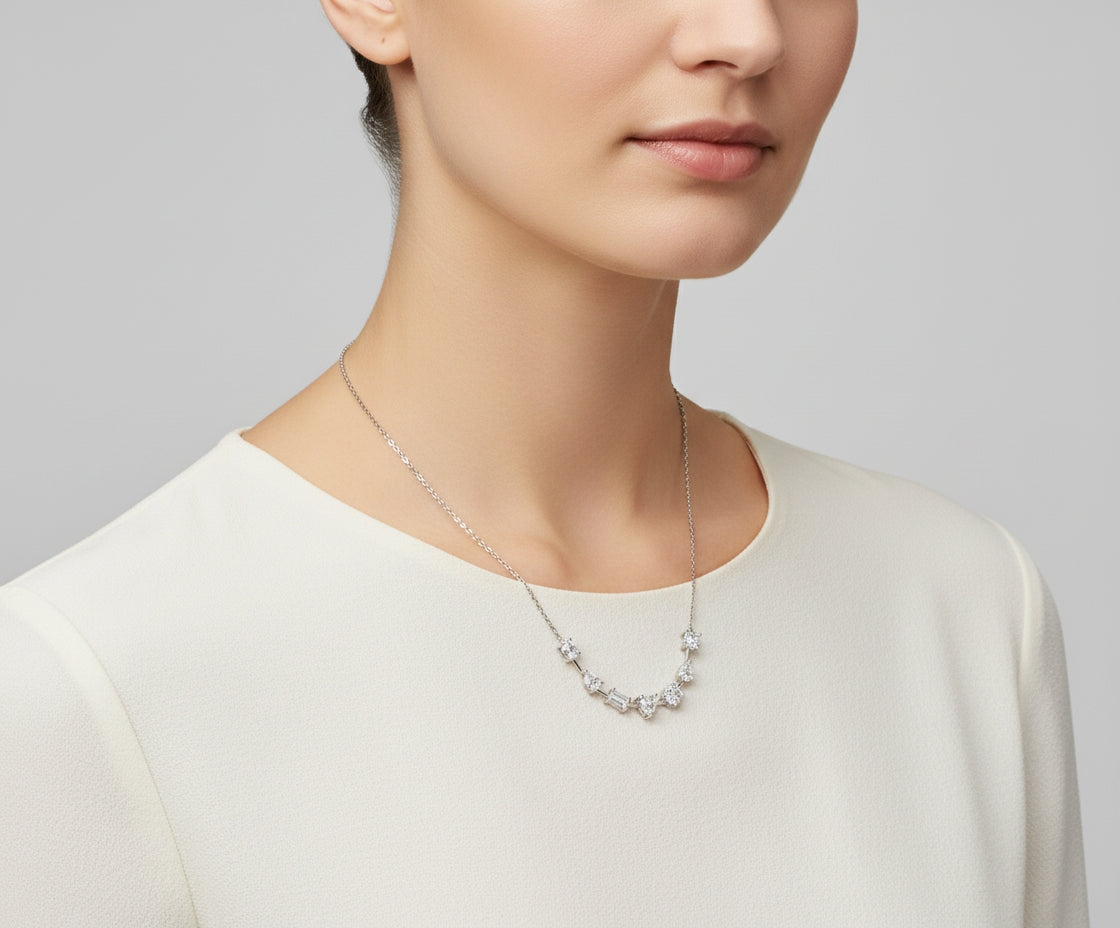 Mix Shape Sparkling Pendant