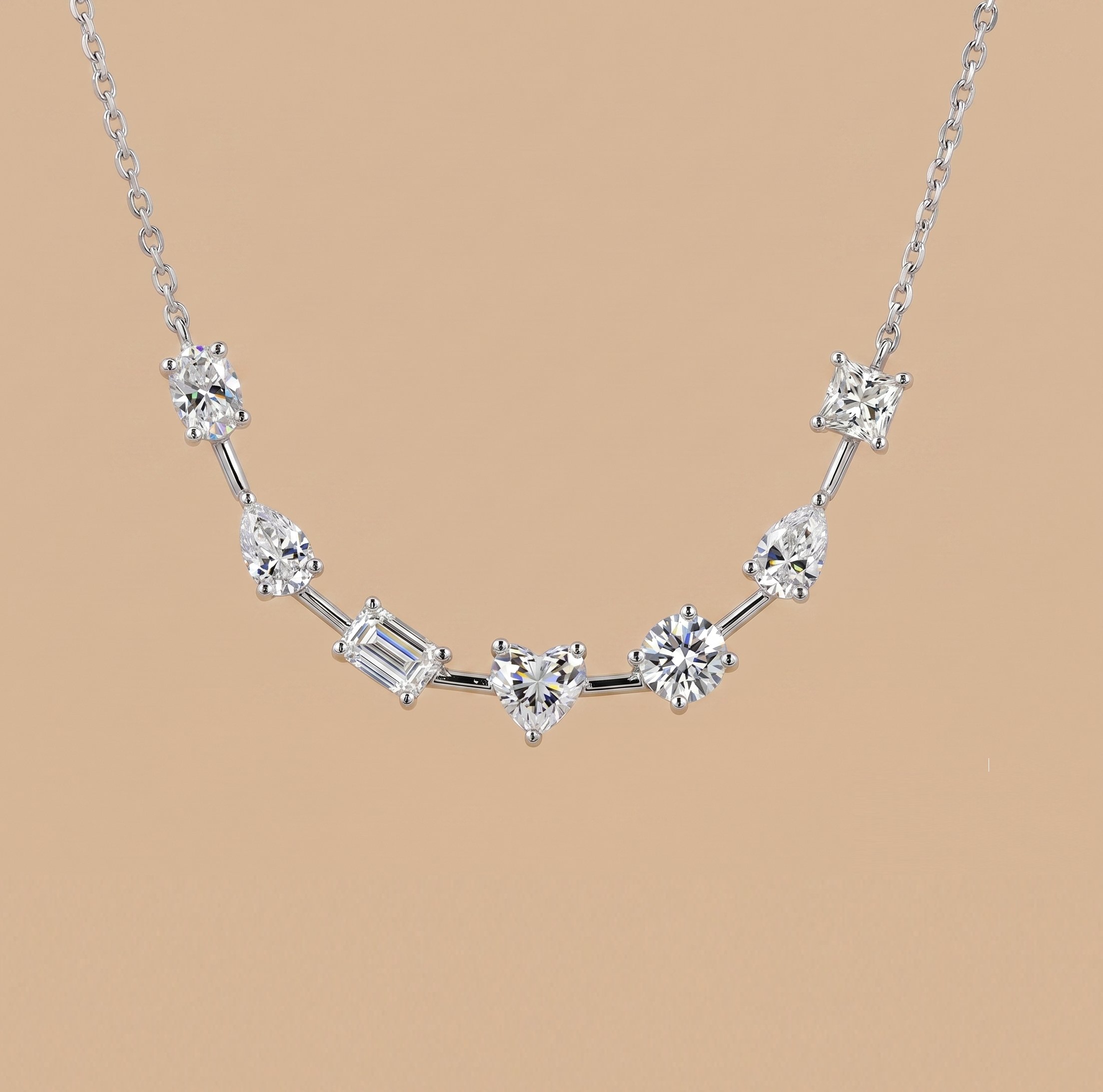 Mix Shape Sparkling Pendant