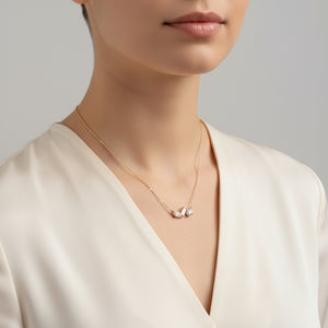 Classic Solitaire Trio Pendant
