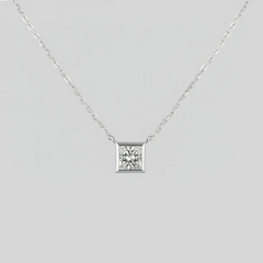 Princess Bezel Pendant