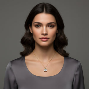 Princess Solitaire Pendant