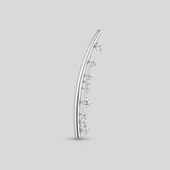Starlight Curve Brooch