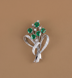 Green Spring Brooch