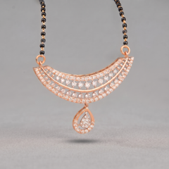 Labgrown Round Diamond Classic Mangalsutra