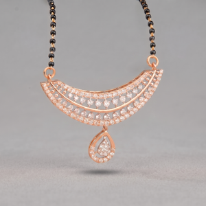 Labgrown Round Diamond Classic Mangalsutra