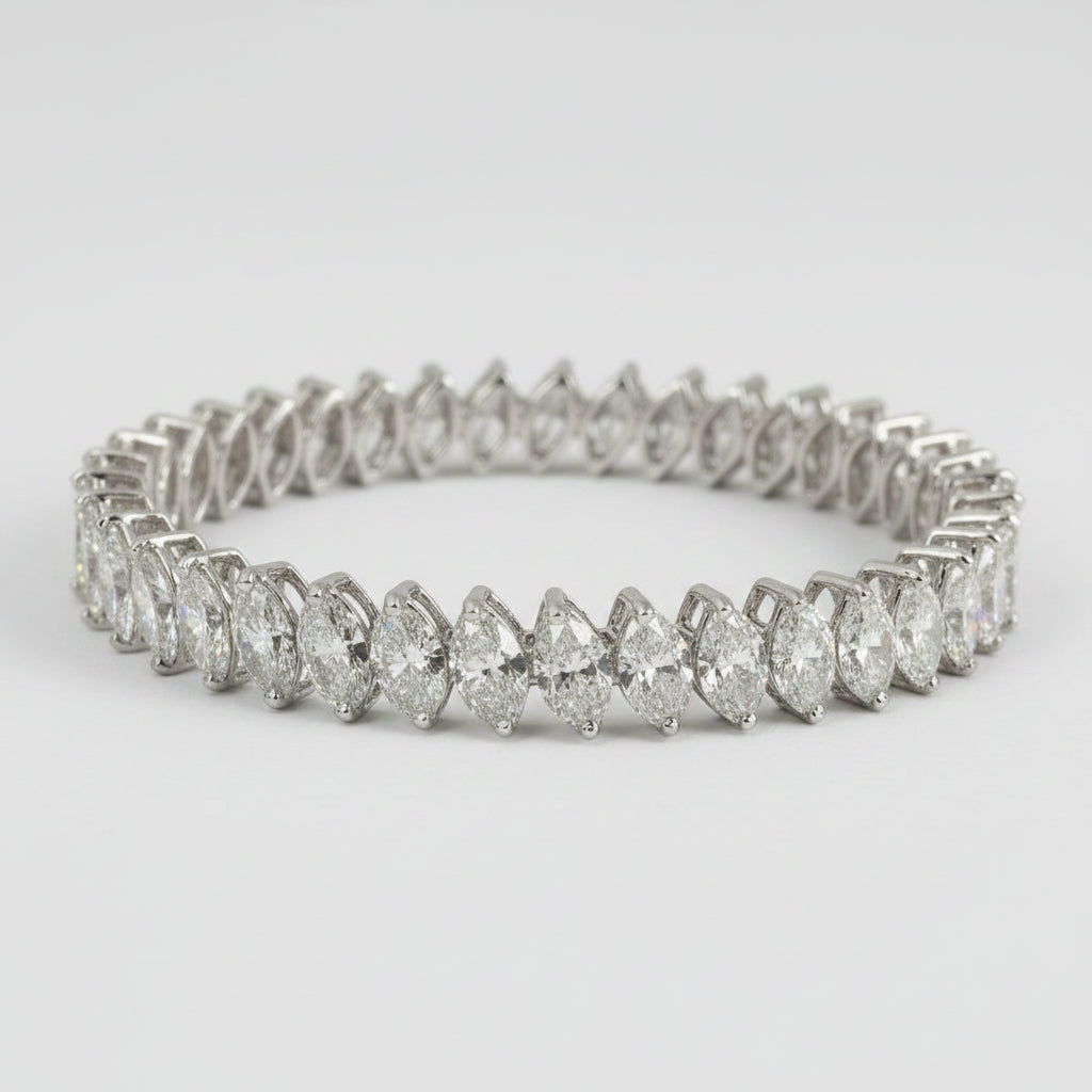 15 Cent Marquise Overall Bangle