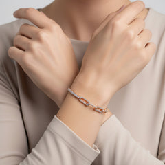 Paperclip Tennis Bracelet