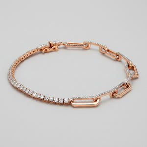 Paperclip Tennis Bracelet