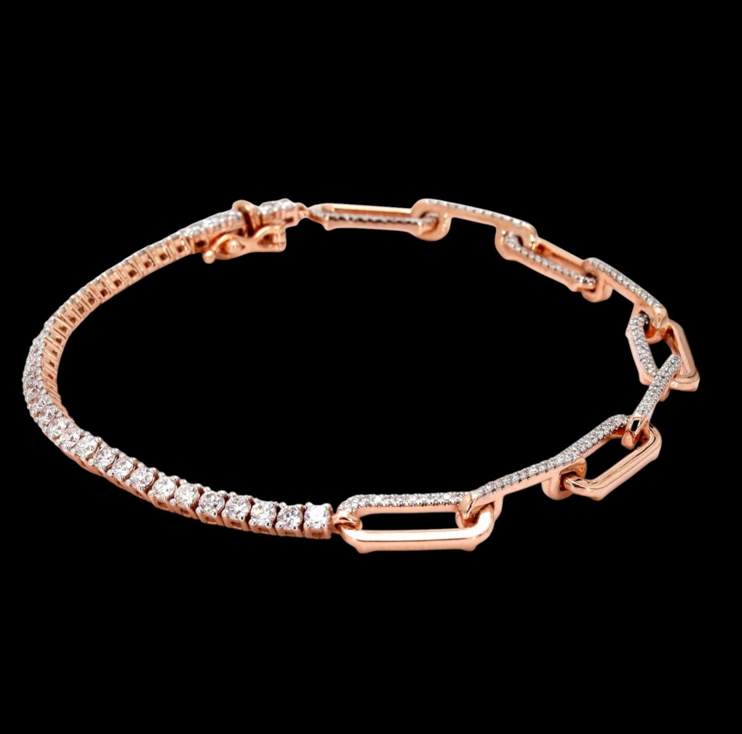 Paperclip Tennis Bracelet