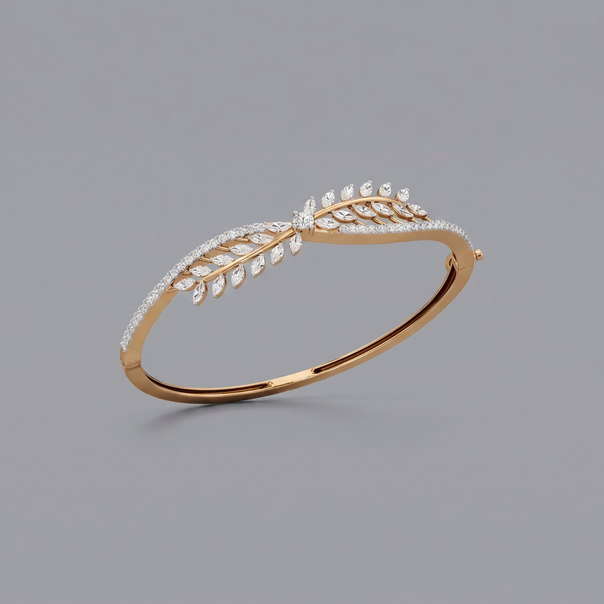 Starlit Garden Bracelet, a starlit garden diamond design in lab-grown diamonds, at Inarra Atelier Kolkata
