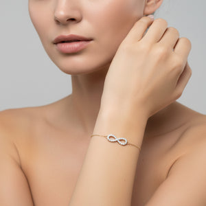 Pavé Infinity Bracelet