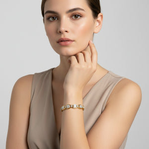 Gilded Link Bracelet