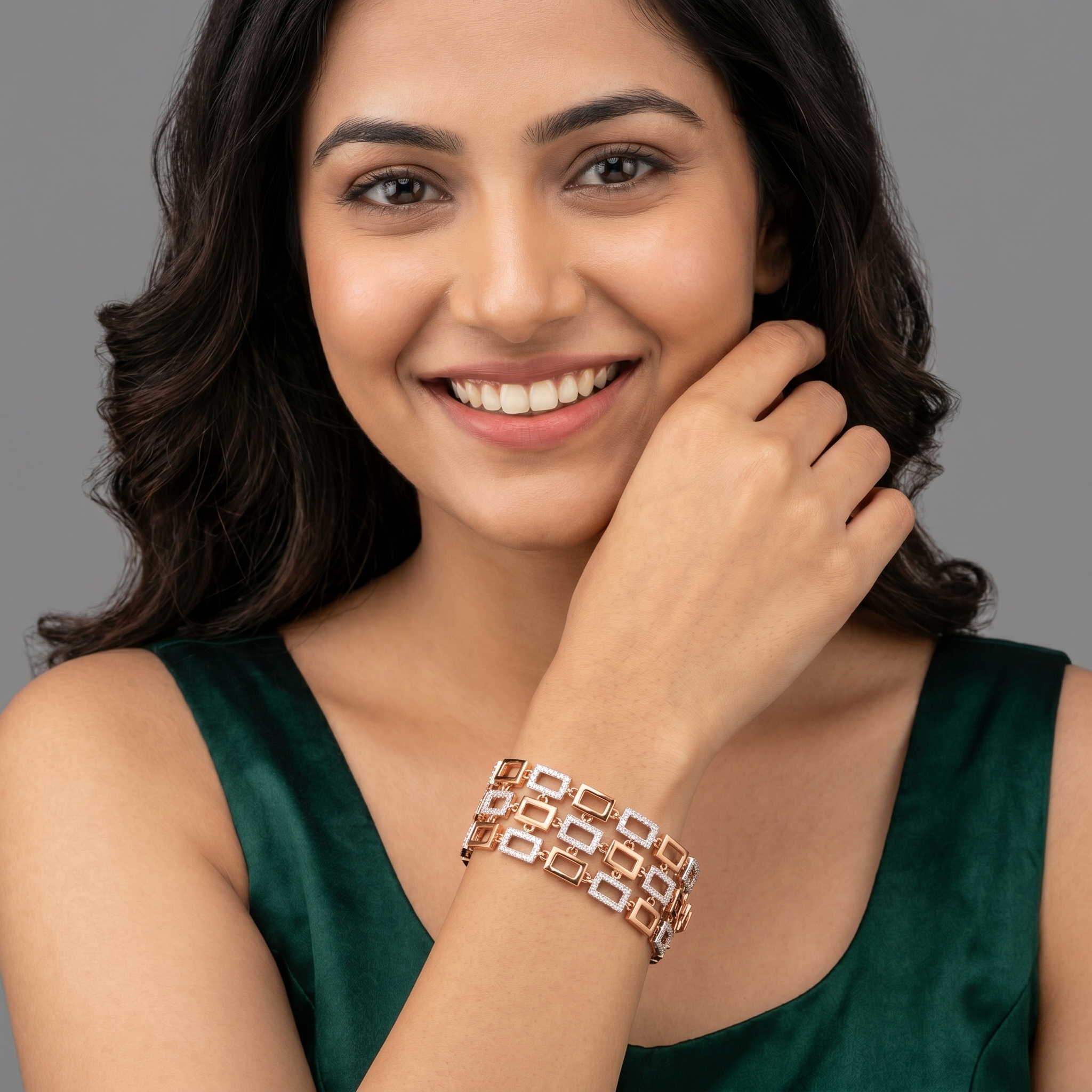 1ct Mesh Grill Bracelet