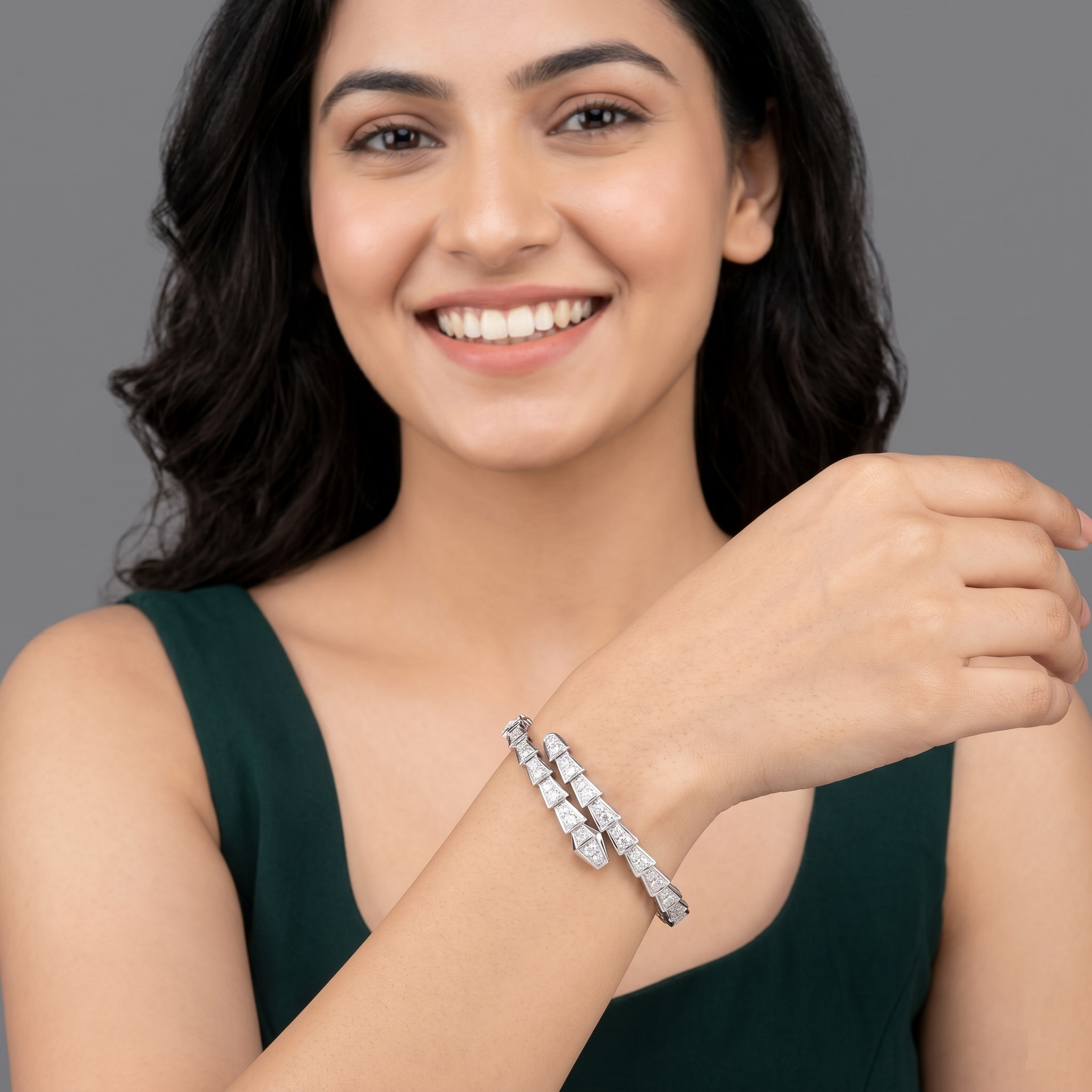 3ct Serpent Labgrown Bracelet