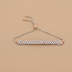 1ct Honeycomb Half Bracelet