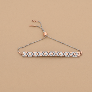 1ct Honeycomb Half Bracelet