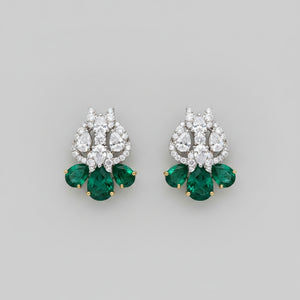Pearl Leaf Radiance Earrings