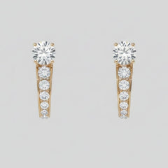 Opulent Orbit Diamond Earrings