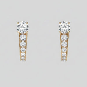 Opulent Orbit Diamond Earrings