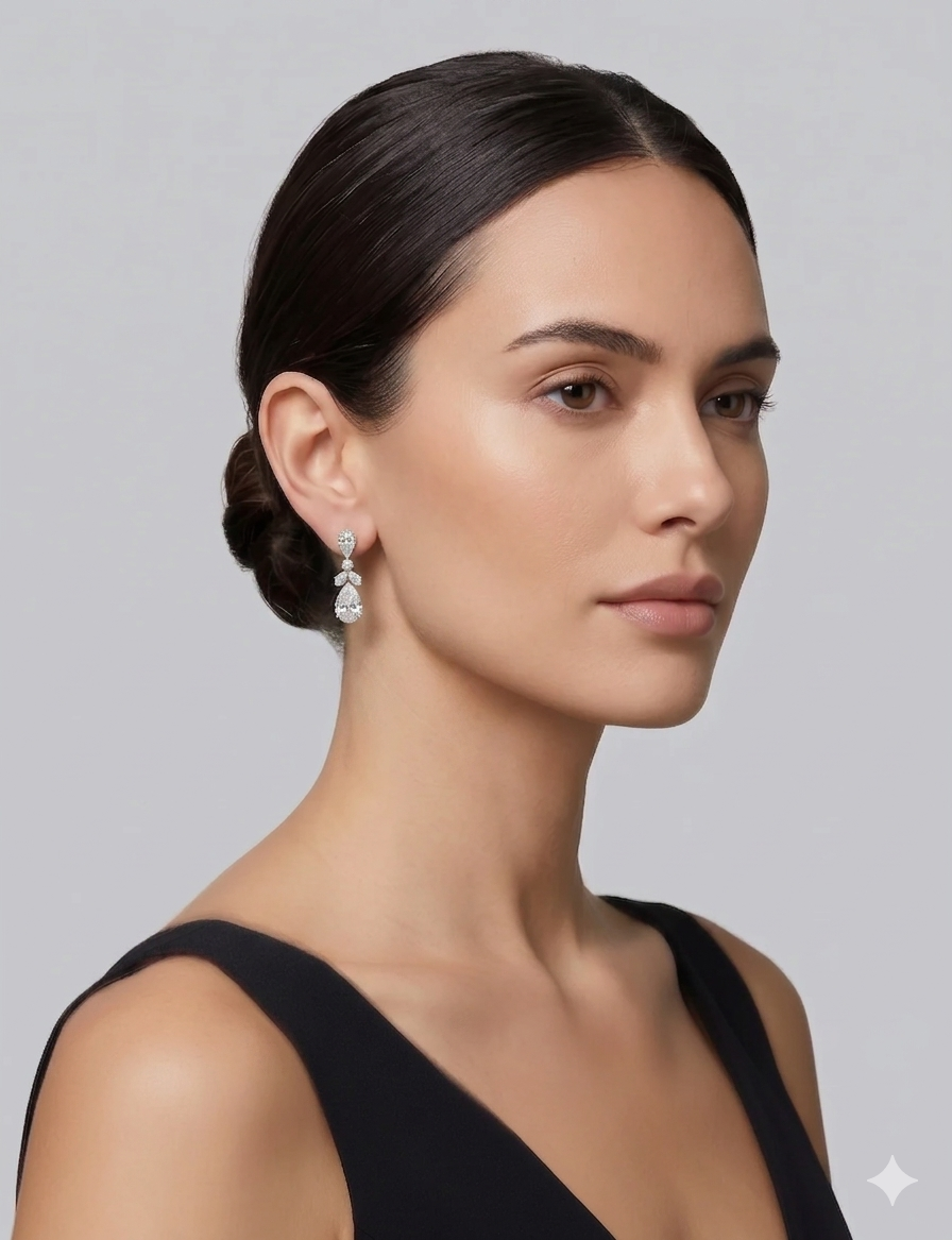 Crystal Dewdrop Earrings