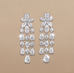 Orchid Rainfall Earrings