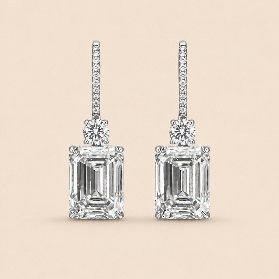 Infinite Glow Emerald Earrings