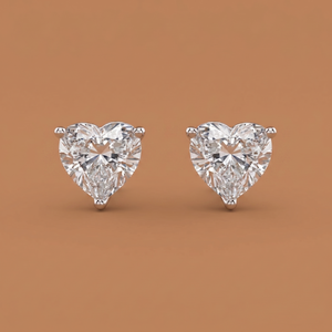 Blissful Bond hanging lab-grown diamond earrings, 9/14/18kt gold & silver, Inarra Atelier