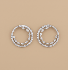 Dazzling Circles Earrings