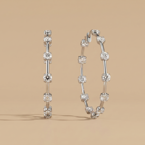 25 Cent Round Overall Earrings