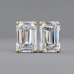 Emerald Solitaire Earrings