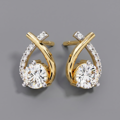 Criss-Cross Solitaire Studs