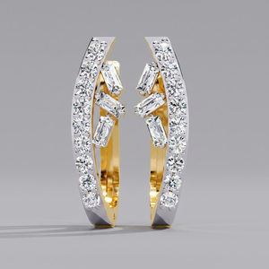 Ice Floe Hoops Earrings