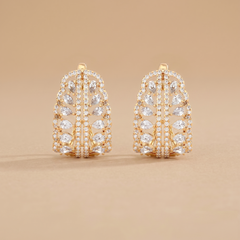 Temple Grid Earrings