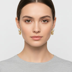 Horizon Hoop Earrings