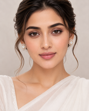 Round Pear Studs