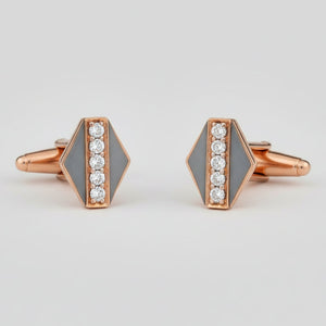 Vertical Pave Cufflinks