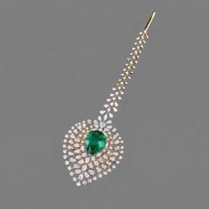 Labgrown Traditional Emerald Mangtika